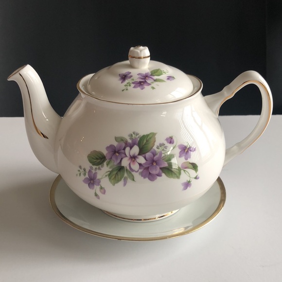 Duchess Kitchen Vtg Teapot W Violet Flowers Duchess Of England